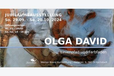 Olga David: Linienpfad und Farbfaden